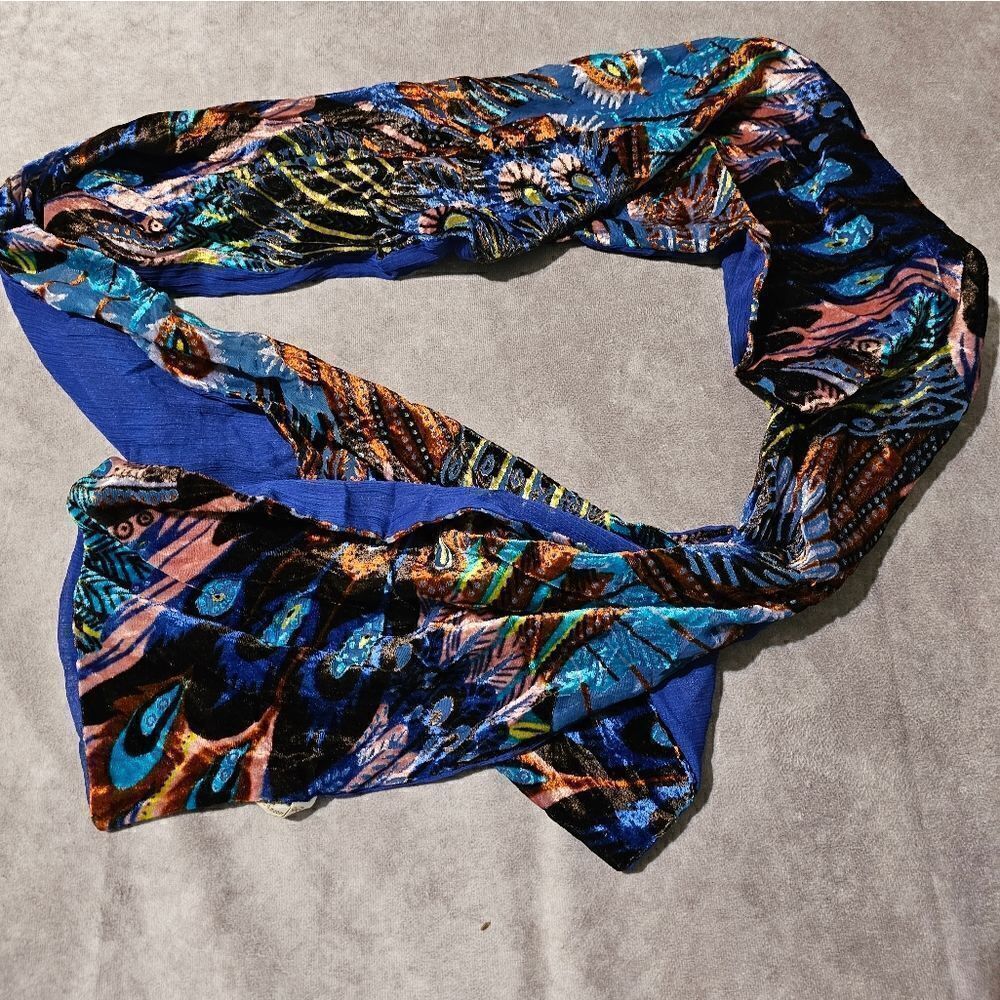 COLLECTION EIGHTEEN Mallard Floral Scarf
